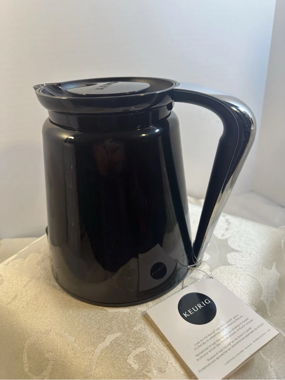 Keurig 2.0 Thermal Carafe - Black with Silver Handle